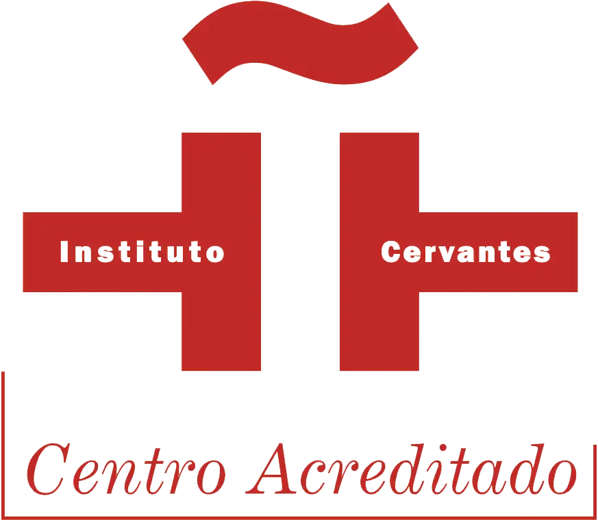 Logo for our accreditation in the instituto cervantes