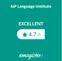 AIP Language Institute erhält bei emagister eine 4,7 von 5 Punkten